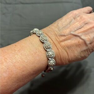 Sparkling Silver and Gold Bracelet